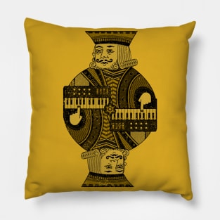 Funny Synthesizer Musician Pillow