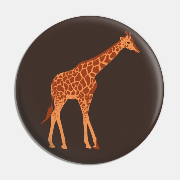 Lovely giraffe Pin by grafart