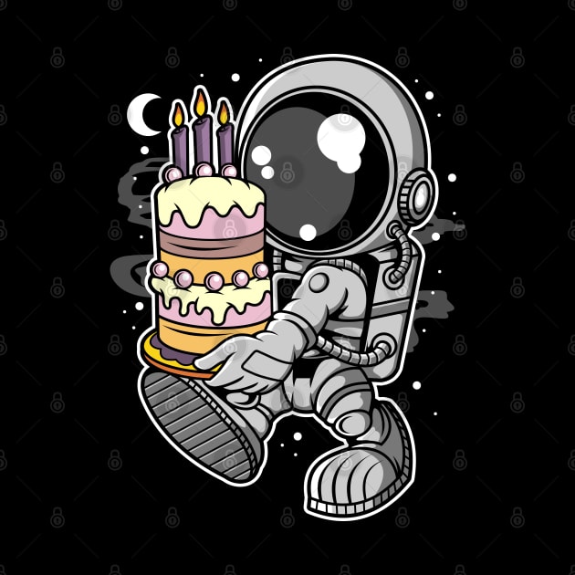 astronaut birthday by Mako Design 