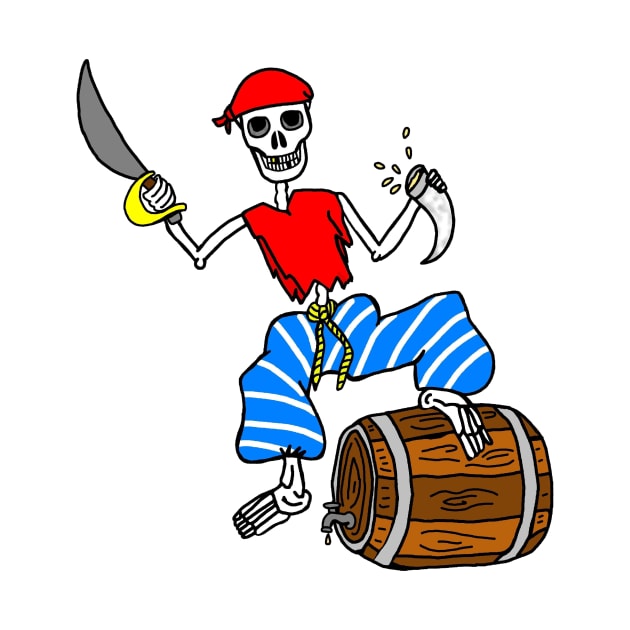 Pirate Skeleton by imphavok