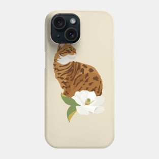 Bengal Cat Illustration Phone Case