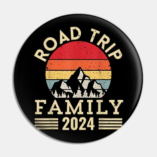 Family Road Trip 2024 Reunion Vacation Matching Travel Pin