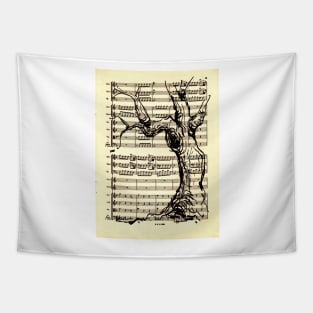 Handel Water Music Tree #1 Tapestry