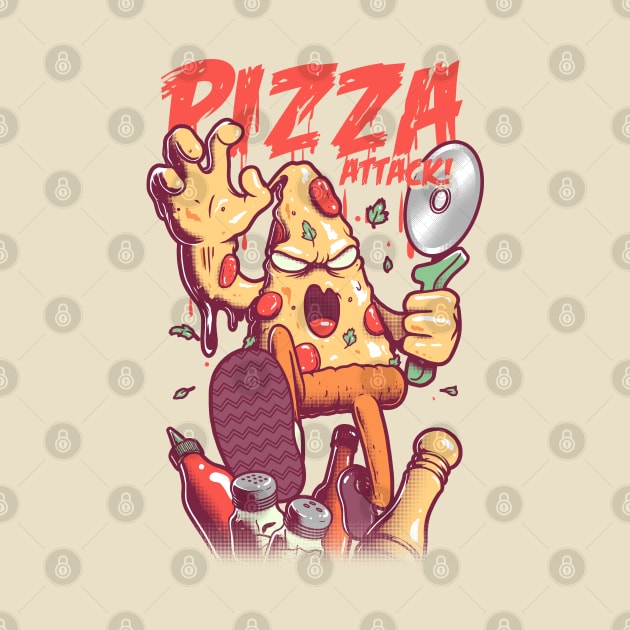 Pizza Attack by wehkid