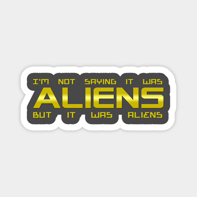 Aliens Magnet by xyurimeister