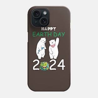 happy earth day 2024 gift april 22 Cute Teacher  Lover Rainbow Phone Case