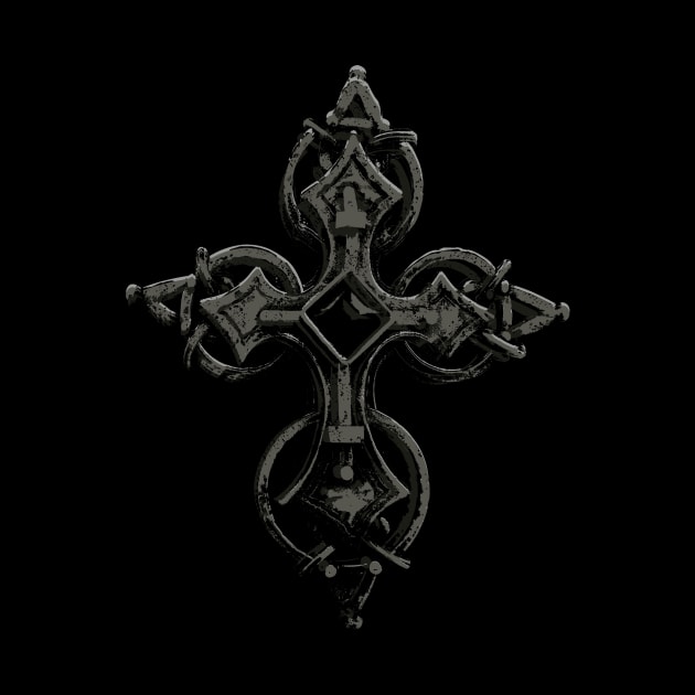 Celtic Silver Cross by NormanX