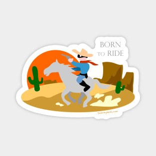 Ride into the Sunset Magnet