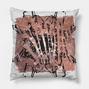 Abstract zebra pattern (1) Pillow
