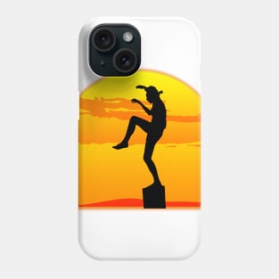 Karate Silhouette Phone Case