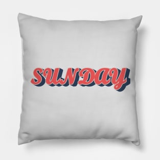 Sunday Pop Vintage Pillow