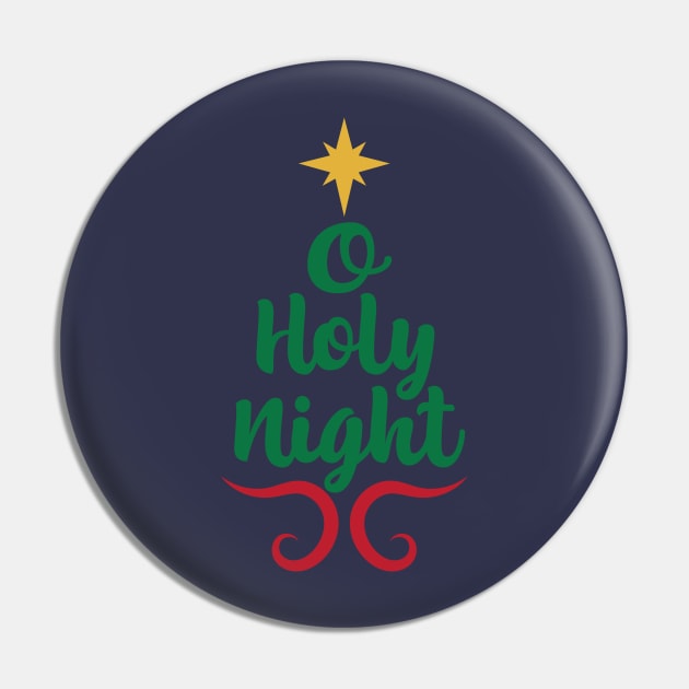 O Holy Night Pin by Peach Lily Rainbow