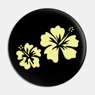 Hibiscus yellow Pin