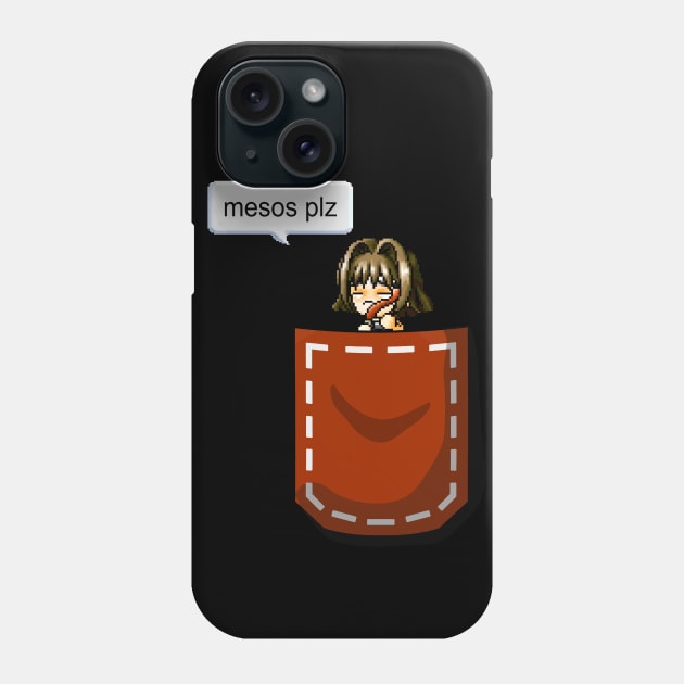 Mesos Plz Pocket Female Phone Case by nigiart