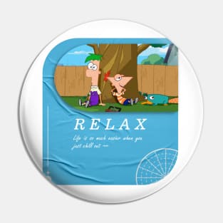 Phineas and Ferb chill out 01 Pin