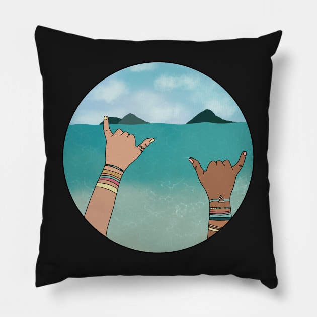 Copy of tropical design Pillow by morgananjos