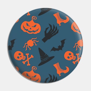 Halloween Witch Pattern Pin