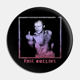 Phil Collins // Vintage Style Design Pin