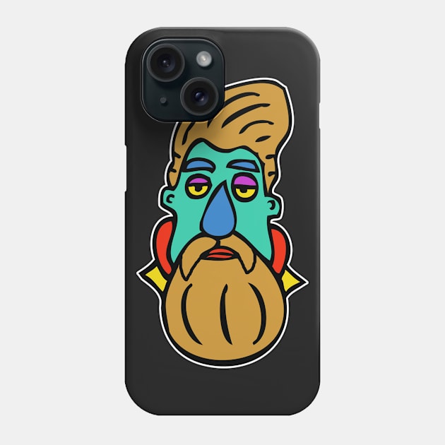 Hipster Head #1 Phone Case by headrubble