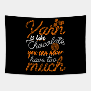 Yarn Knitting Crocheting Knitter Crocheter Gift Tapestry