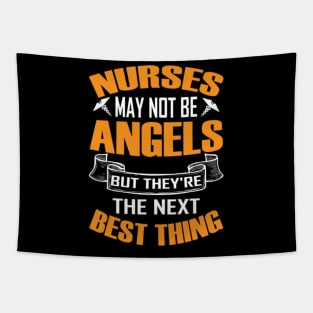 Nurses Are Angels T-Shirt Tapestry