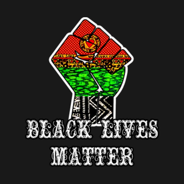 Black Lives Matter Unity fist by artbyomega