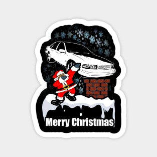 Dabbing Santa Clause Merry Bubble Caprice Snowing Christmas Magnet