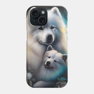 Captivating Samoyeds Phone Case