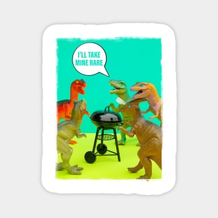 Dinosaur Barbecue Party Magnet