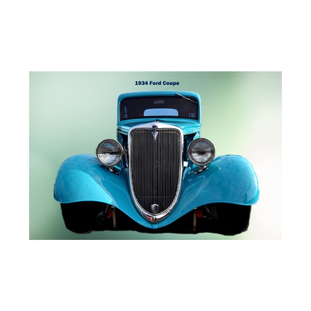 1934 Blue Ford Coupe by JimDeFazioPhotography