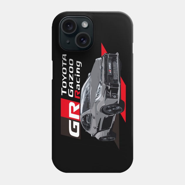 TOYOTA GR YARIS - gazoo racing Precious Black Phone Case by cowtown_cowboy