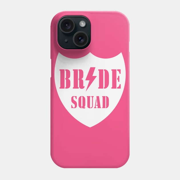 Bride Squad (Team Bride / Hen Night / Bachelorette Party / White) Phone Case by MrFaulbaum