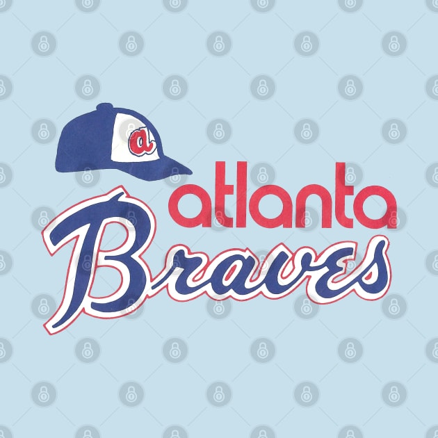 Atlanta Braves - Hank Aaron era 1970s Cap and Logo by RetroZest