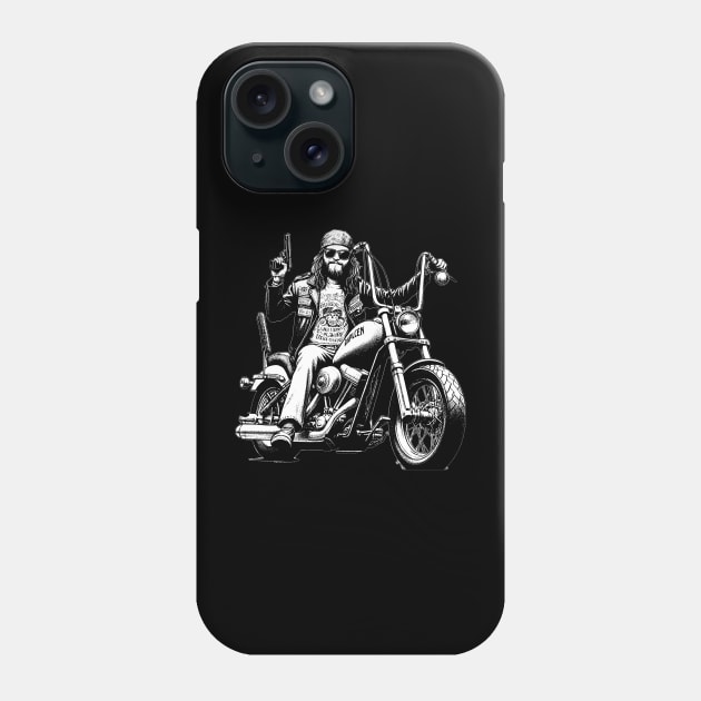 motorcyclist Phone Case by Truemystory