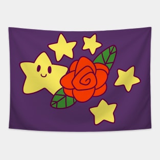 Rose and Stars Tapestry