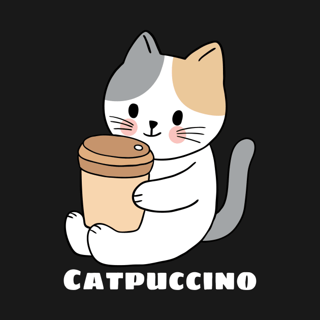 Catpuccino - Cat Pun by Allthingspunny