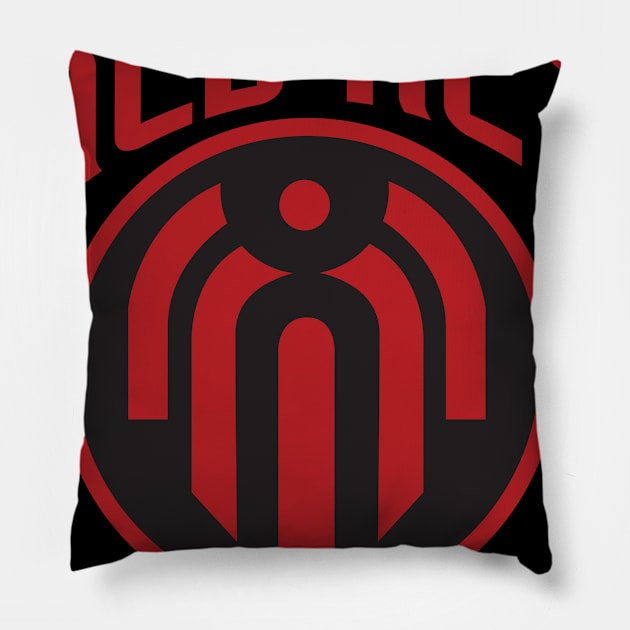 Red Key Raiders Pillow by MindsparkCreative