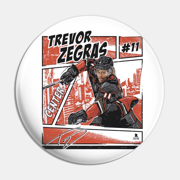 Trevor Zegras Anaheim Comic Pin by lavonneroberson