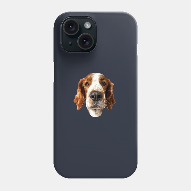 Welsh Springer Spaniel Gorgeous Dog Art Phone Case by ElegantCat