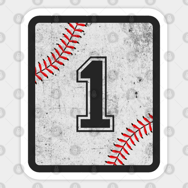 Halloween Baseball Number 1 Funny 1st Birthday - Halloween Baseball Number 1 - Sticker | TeePublic Halloween Baseball Number 1 Funny 1st Birthday - Halloween Baseball Number 1 - Sticker | TeePublic