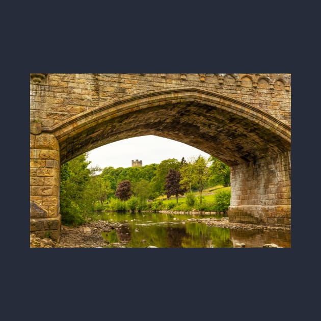 Richmond Castle, Yorkshire Dales, UK, Under Mercury Bridge by tommysphotos