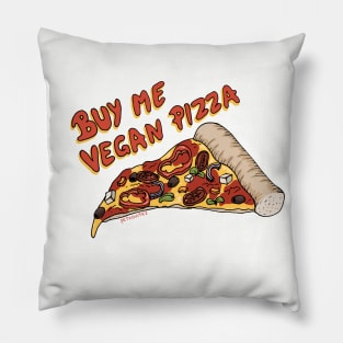 Buy me vegan pizza (please)! Pillow