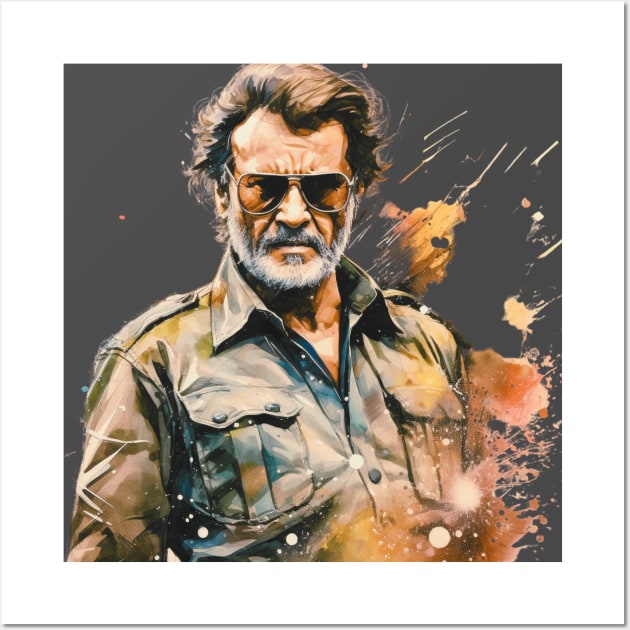 Super Star Rajnikant Stylish Paint By Numbers kit by Eazy Arts