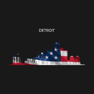 Great US City Detroit T-Shirt