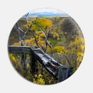 Prairie scene illustration Pin