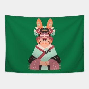 bunny Asian custom Tapestry