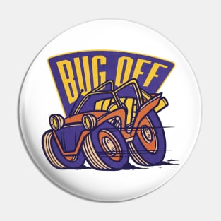 Bug off beach car Pin