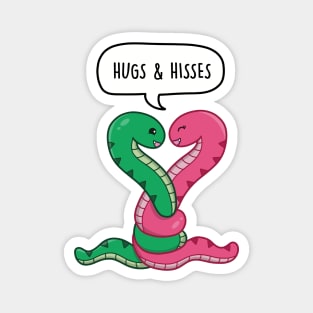 Hugs and hisses Magnet