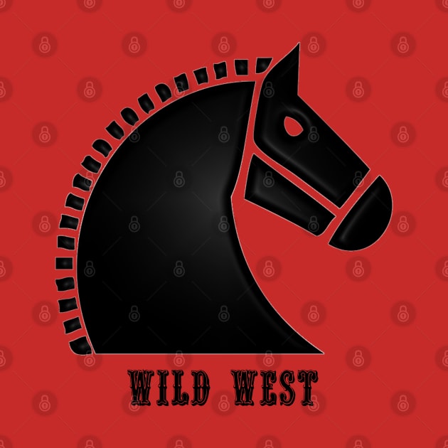 Western Era - Wild West Horse Head by The Black Panther