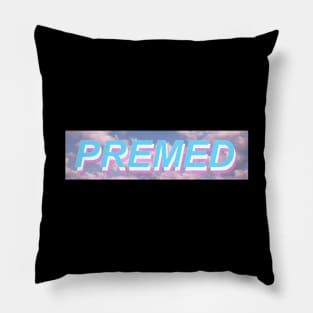 Premed Aesthetic Clouds Background Gift Design Pillow